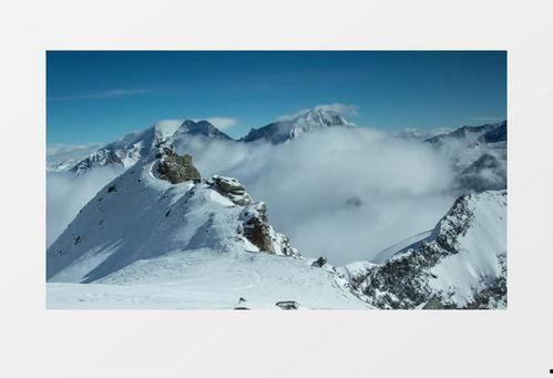 雪山视频素材,壮丽风光尽收眼底