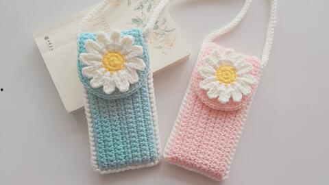 钩针编织手机包视频,轻松制作时尚手机包